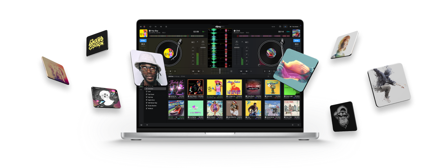 djay Pro Media Library